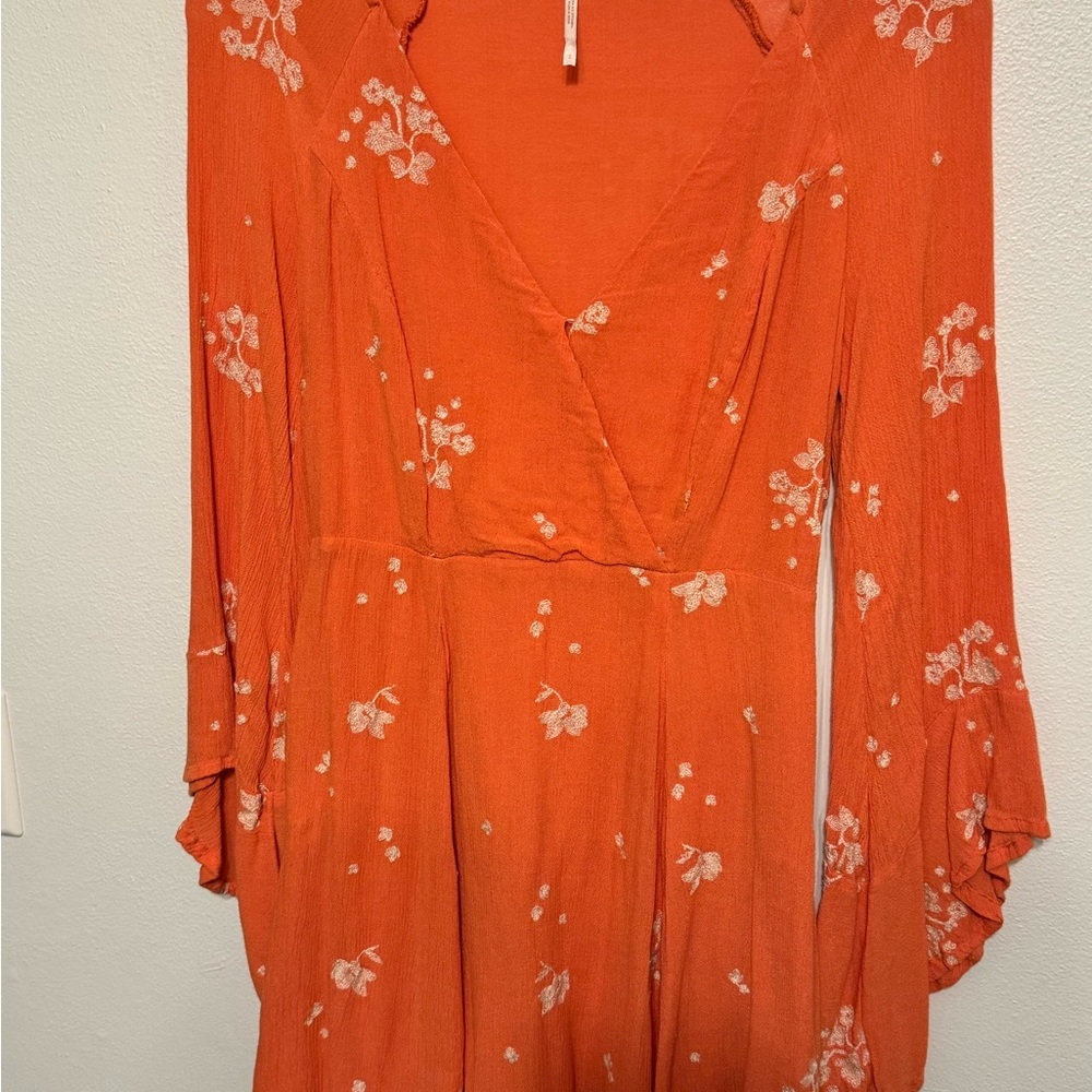 Free People Dress Orange